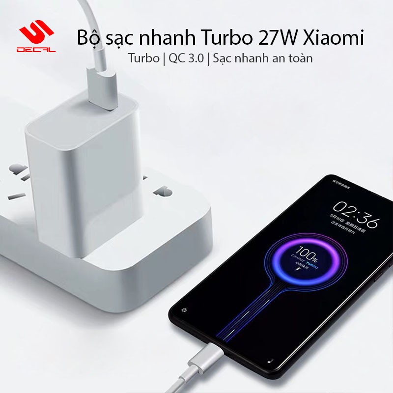 Bộ sạc nhanh Turbo 27W MDY-10EH Xiaomi