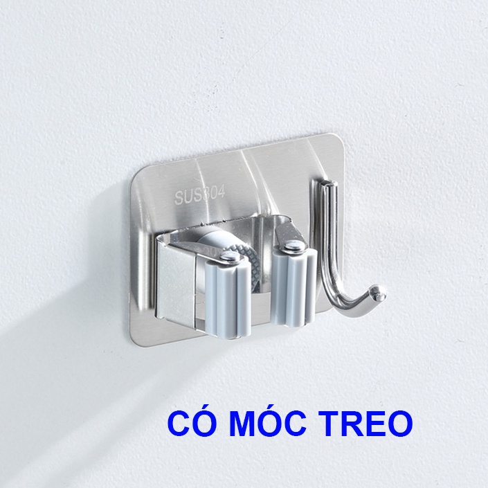 TREO CHỔI TREO CÂY LAU NHÀ TREO Ô DÙ VÒI HOA SEN VÒI NƯỚC CÓ MÓC DÁN TƯỜNG INOX 304