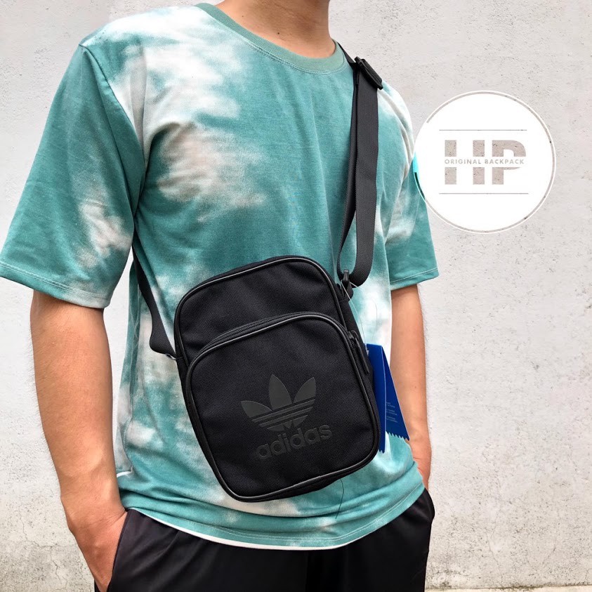 (ảnh thật) Túi bao tử Adidas Mini Festival Bag - HÀNG XUẤT DƯ- FULL TEM Tag