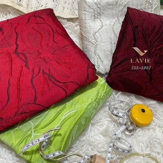 Vải Gấm Hoa Lan nhà Lavie dày dặn, giữ form dáng chuẩn, vải may đầm, may váy trang phục cưới, vải may rèm