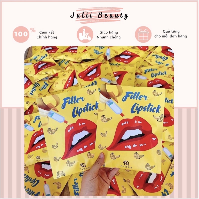 Set son khử thâm Collagen Banana Filler Lipstick - Phân phối chính hãng