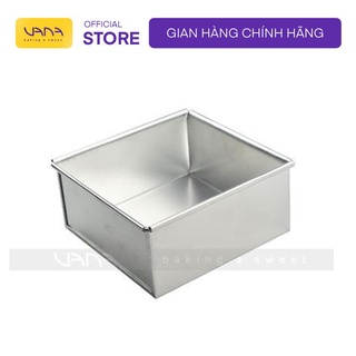 Khuôn nướng bánh nhôm gia công vuông đế liền