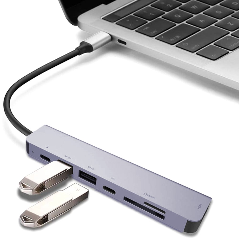 Bộ Chuyển Đổi Usb C Hub Cho Macbook Air Pro Kèm 4k 60hz Hdmi