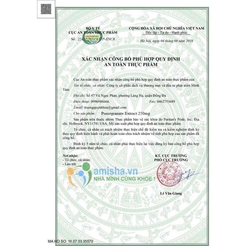 POMEGRANATE- VIÊN UỐNG CHỐNG NẮNG NỘI SINH HIỆU QUẢ LỌ 60viên