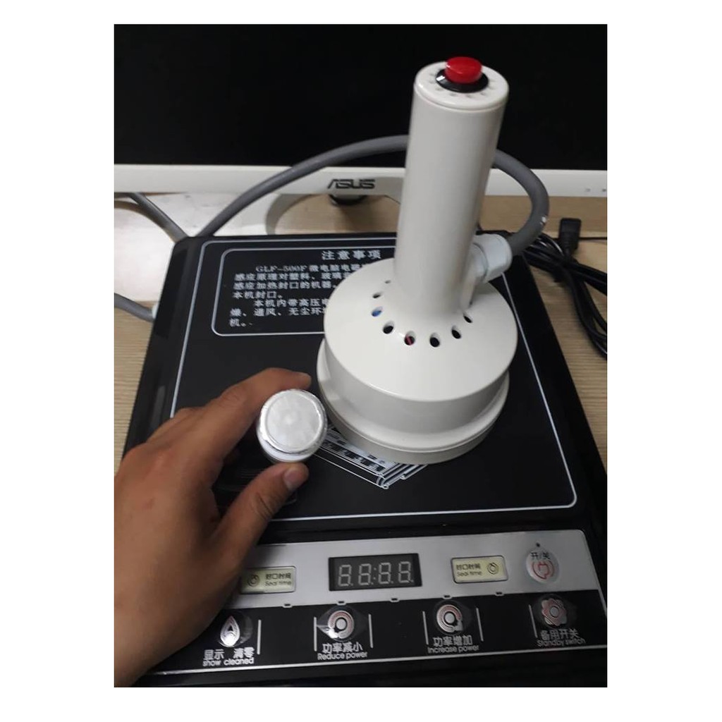 [GIÁ HỦY DIỆT] Máy dán màng nhôm đường kính 10cm công suất 1200W| Máy seal màng bạc | Máy Seal Màng Nhôm