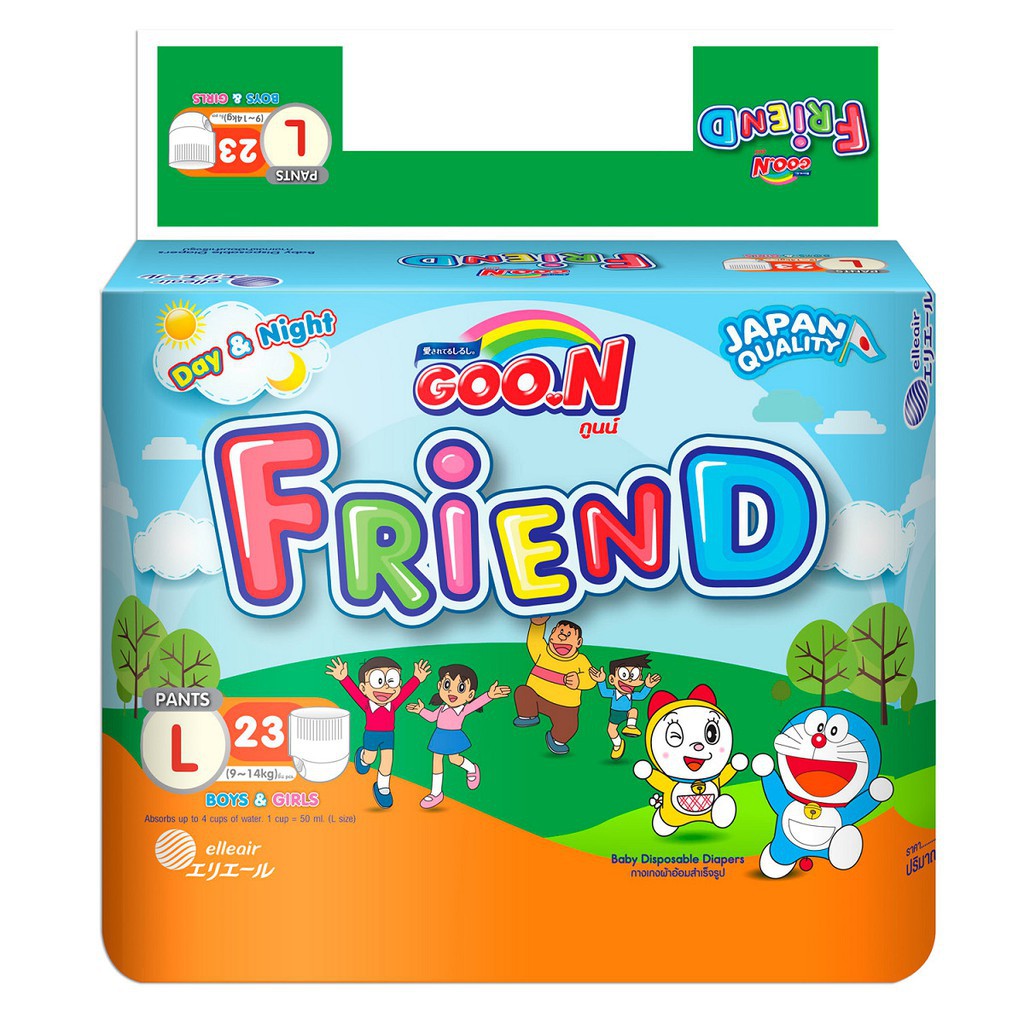 Tã quần Goon Friend M27/L23/XL20/XXL16