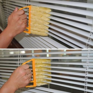 Microfibre Venetian Blind Blade Cleaner Window Conditioner Duster Clean Brush