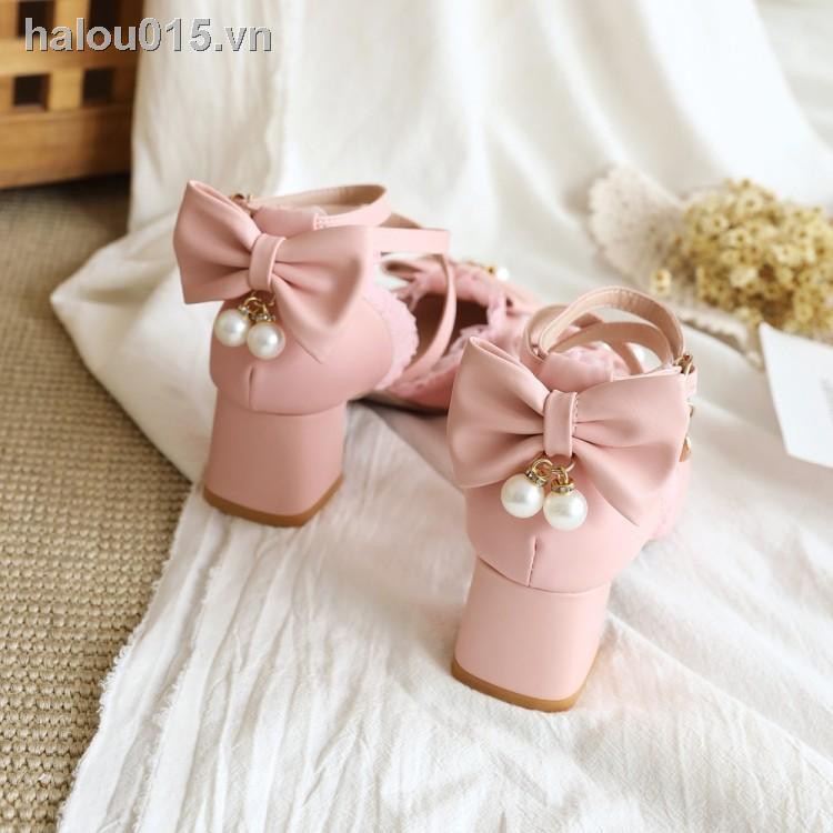 Giày cao gót thời trang thiết kế cho bé 11-12 - 9 tuổi