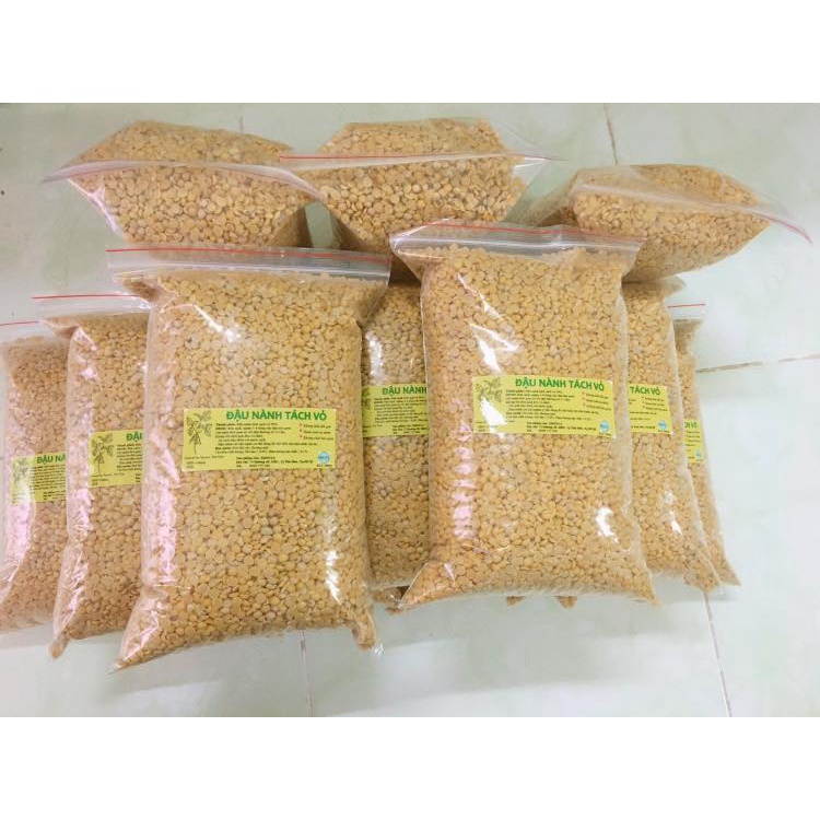 Đậu nành Quê tách vỏ không biến đổi Gen - 2kg/túi