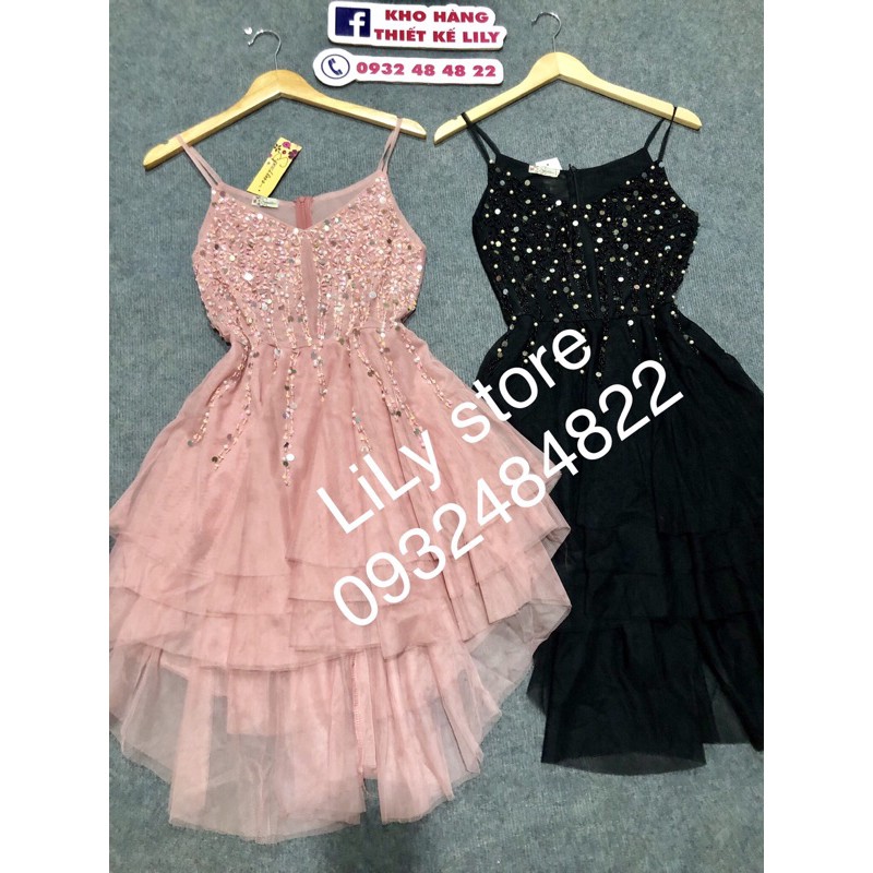 ảnh và video thật 1000% Đầm 2 dây kết đá tay