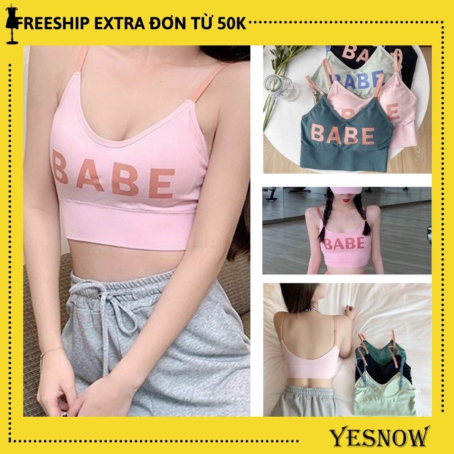 Bra 2 Dây, Khoét lưng BaBe cocoland nâng ngực chất liệu cotton- ôm body co giãn 4c mềm mịn | BigBuy360 - bigbuy360.vn