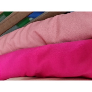 Vải linen bột màu hồng sen