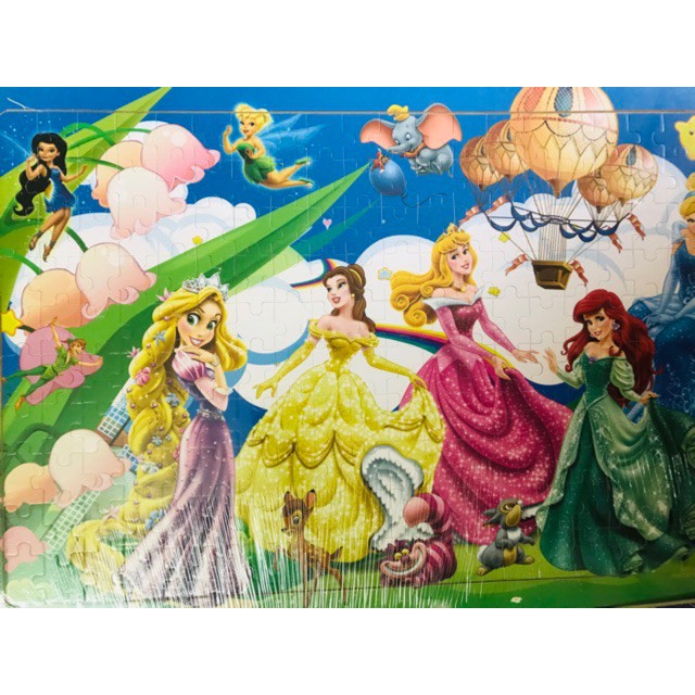 Tranh ghép hình puzzle 200 mảnh nhiều chủ đề (loại bảng gỗ có hình nền phía dưới bảng)