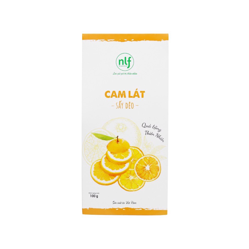 Cam lát sấy dẻo 100g Nông Lâm Food trái cấy sấy,snack ăn kiêng ,giảm cân,bổ sung các chất dinh dưỡng cho cơ thể