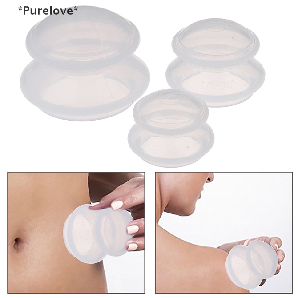 Bộ Cốc Giác Hơi Mát Xa Mặt Bằng Silicone Chống Cellulite