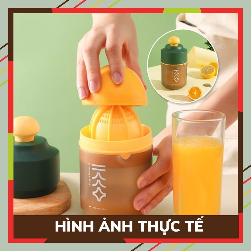 Máy vắt cam bằng tay BEHOMEMALL dụng cụ vắt cam GenZ thiết kế trẻ trung