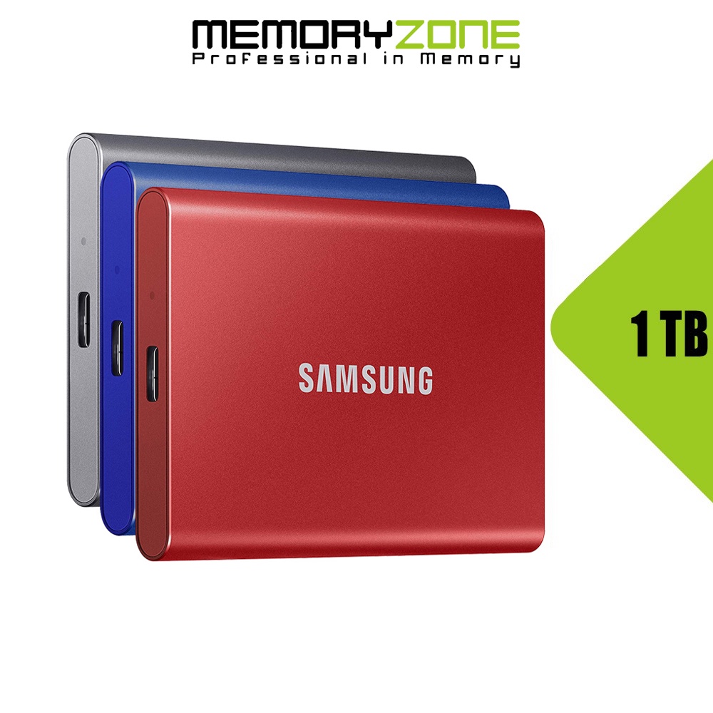 Ổ cứng di động 1TB External SSD Samsung T7 USB 3.2 Gen 2 MUPC1T0