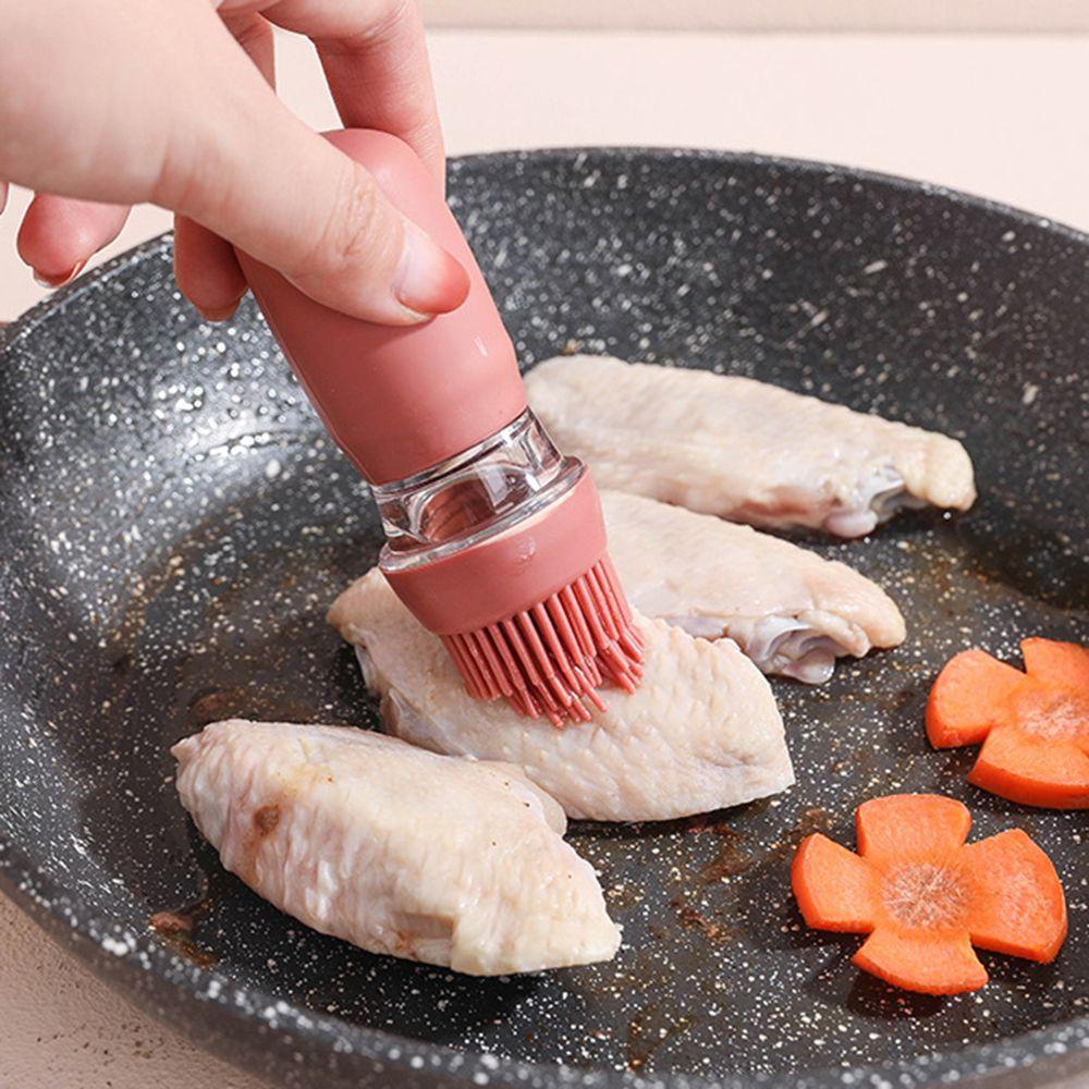 CONOPERY Bình Đựng Dầu Ăn Bằng Silicone Chịu Nhiệt Độ Cao Kèm Cọ Phết Tiện Dụng Cho Tiệc Nướng BBQ