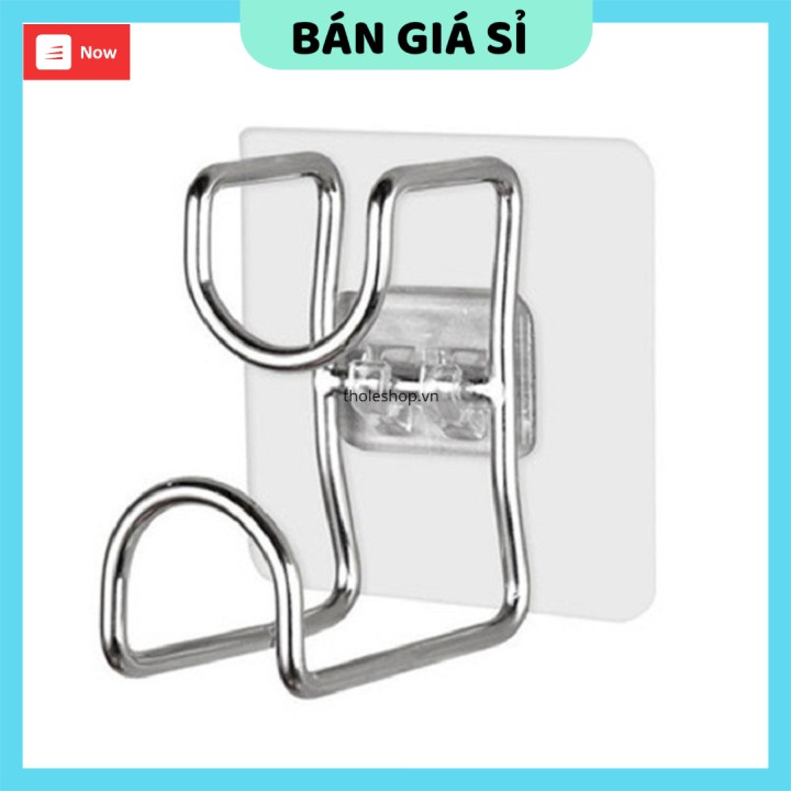 Móc Treo Đồ Thau Chậu Gắn Tường GILA HOME Inox Không Gỉ , Bám Chắc, Chịu Lực Cao Cho Nhà Bếp Và Nhà Tắm