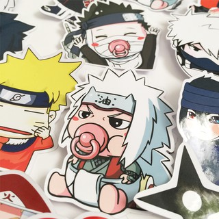 Bộ 35 Sticker Naruto Chibi Hoạt Hình - Miếng Dán Naruto