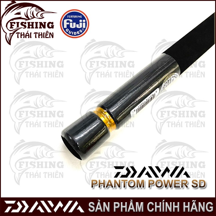 Cần câu cá Daiwa Phantom Power SD Cần 2 khúc máy đứng 2m13, 2m44, 2m74, 3m05 khoen Fuji Alconite