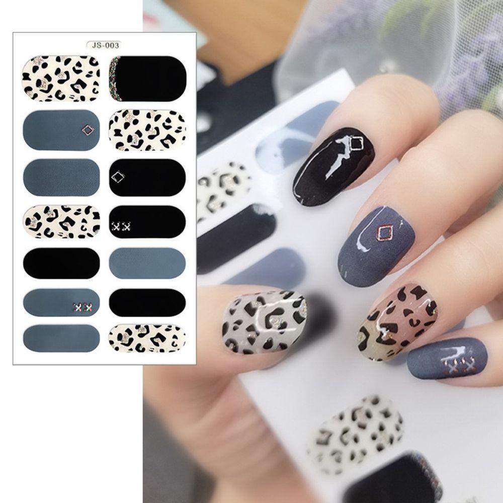 Nhãn Dán Trang Trí Móng Tay Tự Dính Lấp Lánh DIY