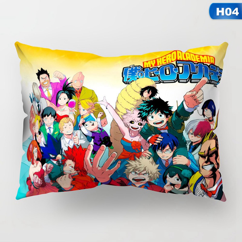Vỏ Gối In Hình Nhân Vật Anime My Hero Academia