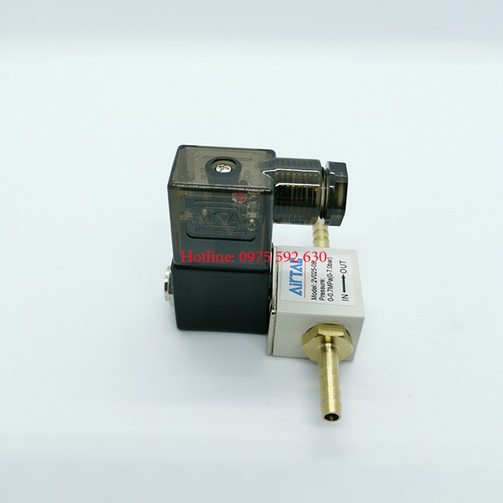 Van đóng mở khí nén 220v đầu ra cắm ống hơi