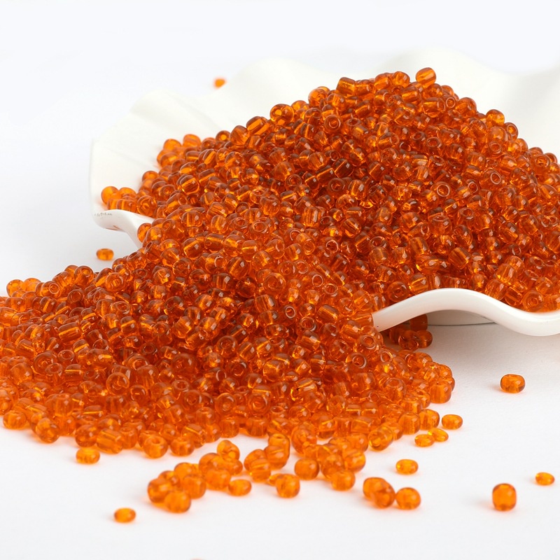 50g Hạt Cườm Tấm Trong Nhiều Màu 3MM Dùng Làm Trang Sức Xỏ Vòng Tay