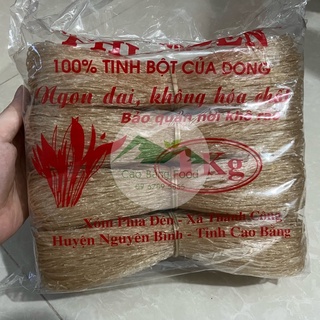 1kg miến dong phia đén cao bằng food loại ngon nguyên chất 100% dong riềng