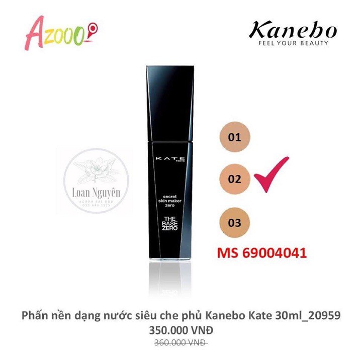 Phấn nền siêu che phủ Kanebo Nhật  [CÓ TEM CHỐNG HÀNG GIẢ] | BigBuy360 - bigbuy360.vn