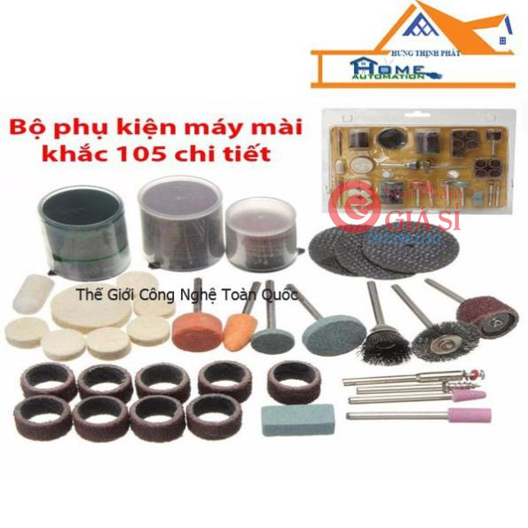 Bộ phụ kiện máy khoan mài cắt khắc đánh bóng mini cầm tay ❤️freeship❤️