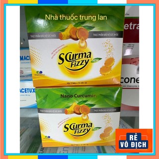 Sủi nghệ Nano Curcumin Scurma Fizzy (hộp 2tube x10 viên) hỗ trợ dạ dày scumar fizzy