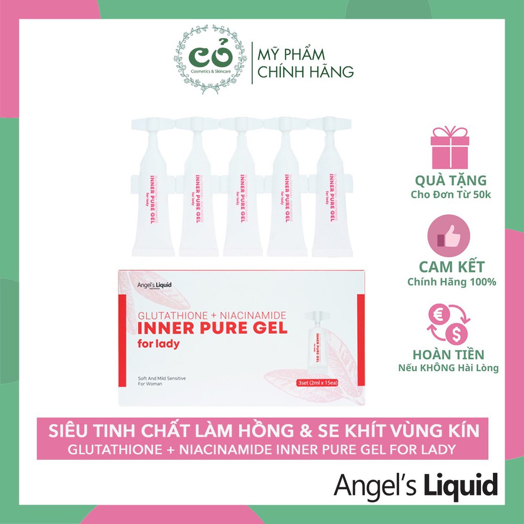 Tách Lẻ Tinh Chất Làm Hông Và Se Khít Vùng Kín Angel s Liquid Glutathione