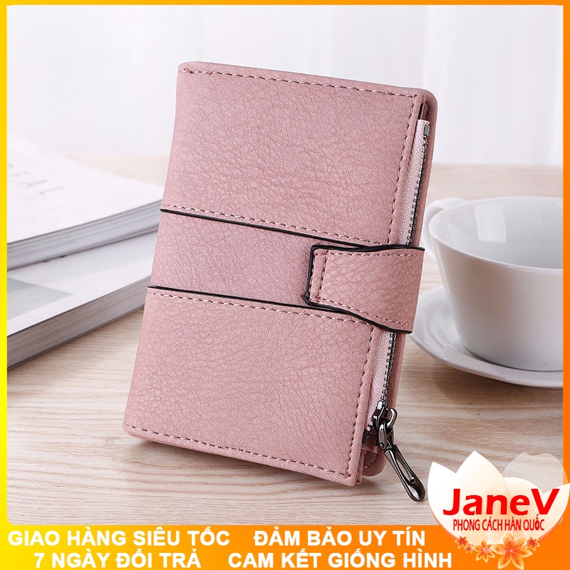 Ví Nữ Mini Ngắn Cầm Tay Cao Cấp Sang Trọng Phong Cách Hàn Quốc TVNN331