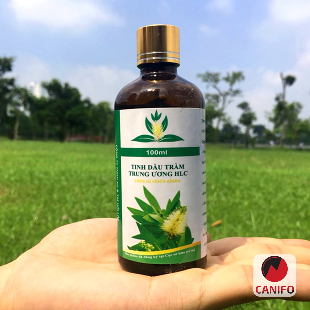 Tinh dầu tràm gió CANIFO nguyên chất 100ml có kiểm định chất lượng - Tinh dầu tràm khử mùi, xông phòng thơm nhà