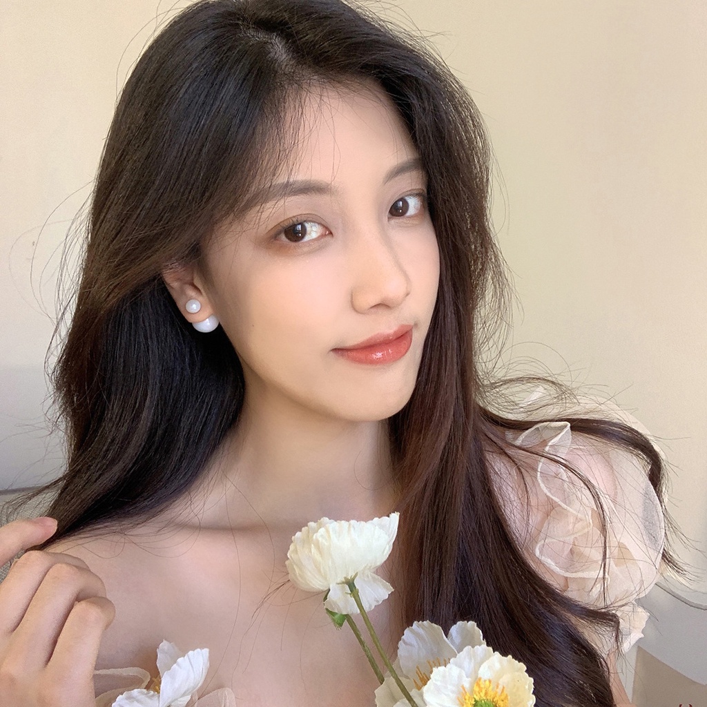 Bông Tai Đính Ngọc Trai Giả Phong Cách Pháp Sang Trọng 2022