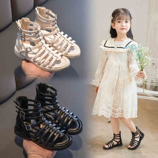 Giày sandal chiến binh đan chéo siêu ngầu cổ cao có dây kéo đóng gói có hộp trơn bảo vệ fom giày tránh bị gãy xẹp CB002
