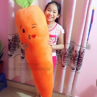 GỐI ÔM CÀ RỐT GẤU BÔNG CÀ RỐT (1 MÉT 2)