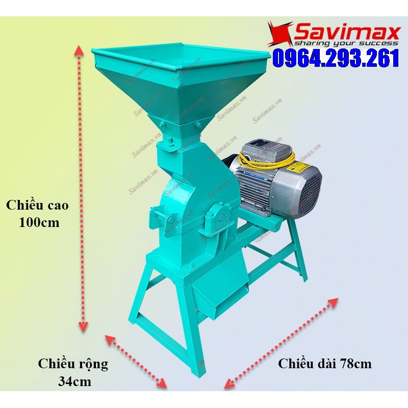 Máy nghiền ngô Savi MN-10 gia đình buồng thẳng