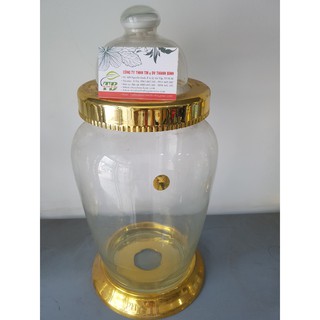 BÌNH NGÂM RƯỢU 10L ❤️ BÌNH THỦY TINH NGÂM RƯỢU SÂM 10L [Hàng Việt Nam]