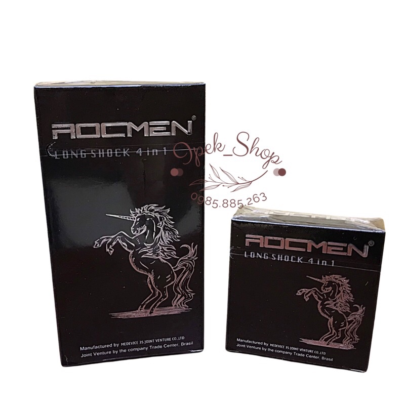 Bao cao su ROCMEN cá ngựa đen 4 trong 1 - Ipek_Shop