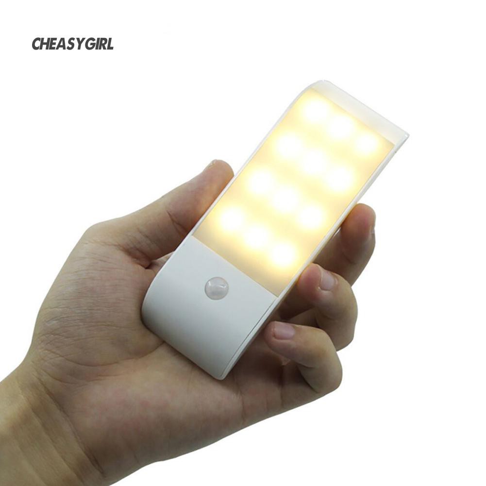 ★Đèn LED 12 Bóng Có Cảm Biến Chuyển Động Kèm Cáp USB