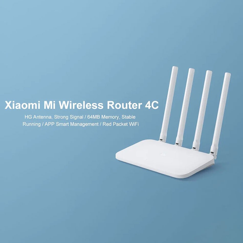 [Bản Quốc Tế] Thiết Bị Phát Sóng Xiaomi Mi Router 4C - Bảo Hành 6 Tháng - Shop Điện Máy Center