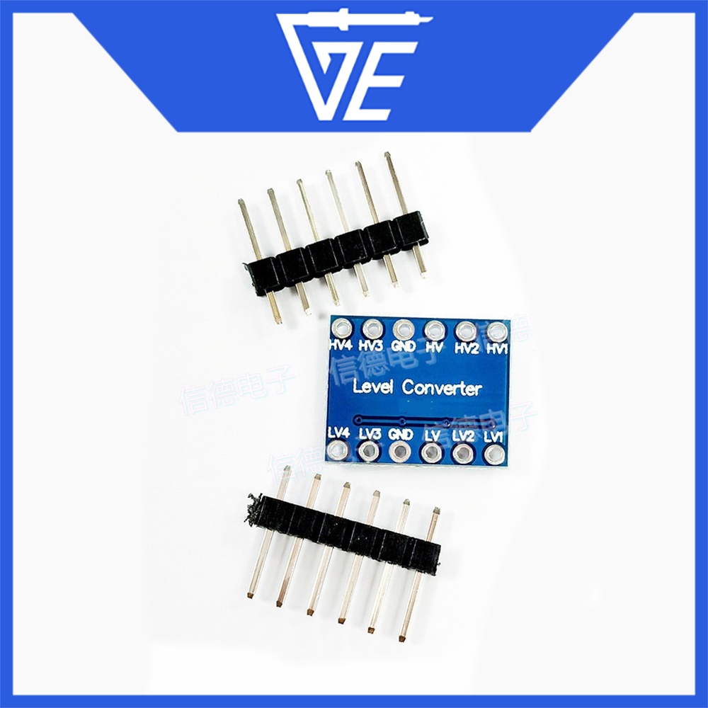 5V-3V IIC UART SPI, v.v. Mô-đun chuyển đổi mức 4 -way / đầu cắm chân 4 chiều