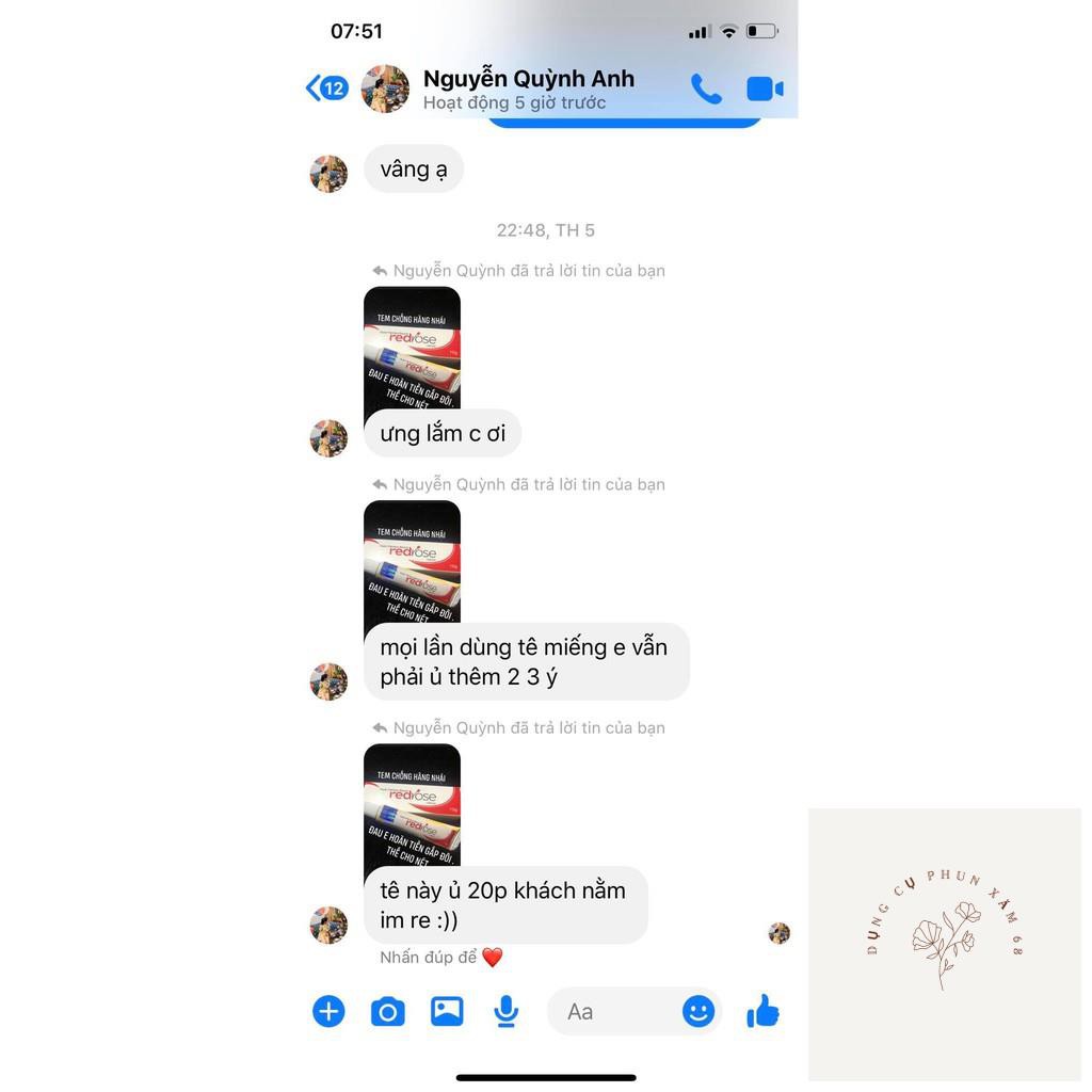 Kem Redrose Dùng Trong Phun Xăm Thẩm Mỹ (HÀNG CHÍNH HÃNG) | BigBuy360 - bigbuy360.vn