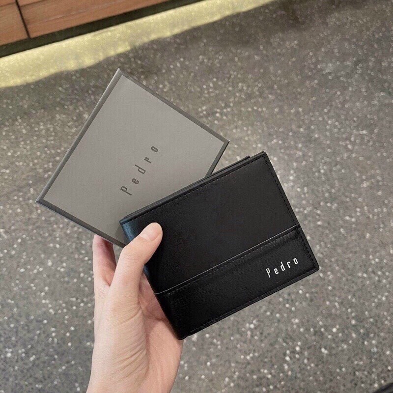 Ví bóp nam ngắn đẹp full box kèm túi giấy cầm tay nhiều ngăn cao cấp giá rẻ VN50
