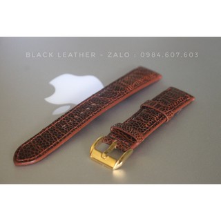 【CỰC ĐẸP 】Dây đồng hồ Da Đà Điểu - TẶNG Khóa + Chốt Tháo