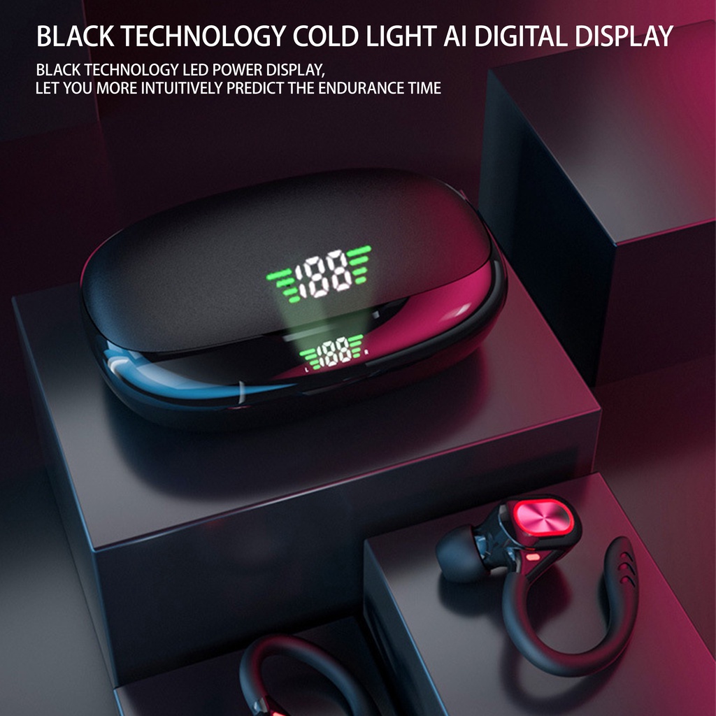 Tai Nghe Nhét Trong S730 TWS Bluetooth 5.2 Không Dây Chống Thấm Nước Giảm Ồn Có Màn Hình Kỹ Thuật Số Kèm Mic