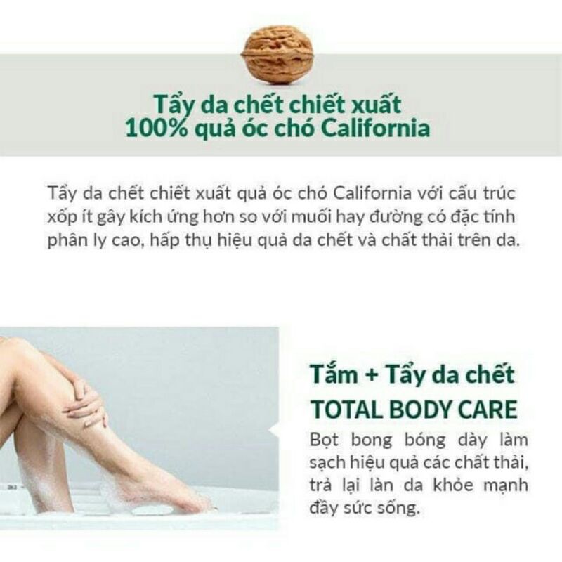 Tẩy da chết toàn thân dạng hạt Body Plu